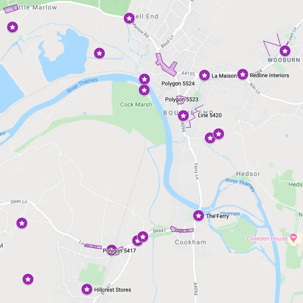 poster distribution map