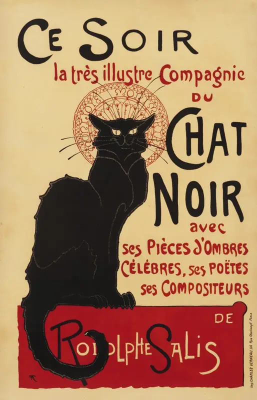 poster distribution chat noir